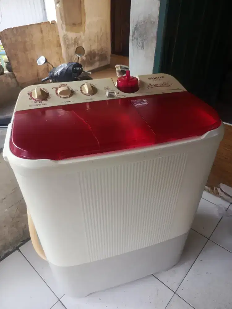 Mesin cuci merek SHARP 8KG normal Joss tinggal pake bosku