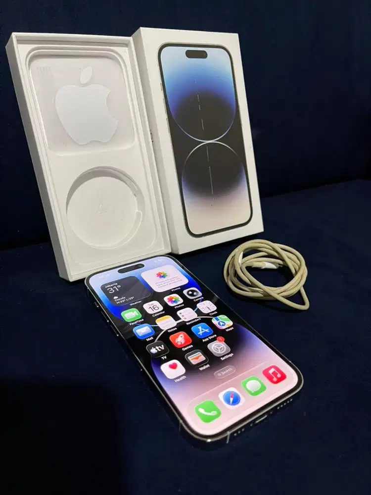 iPhone 14 Pro 512gb Ex iBox Fullset Original Mulus terawat