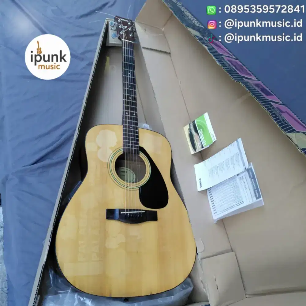Yamaha F310 Original Gitar Akustik jumbo bonus Senar baru string