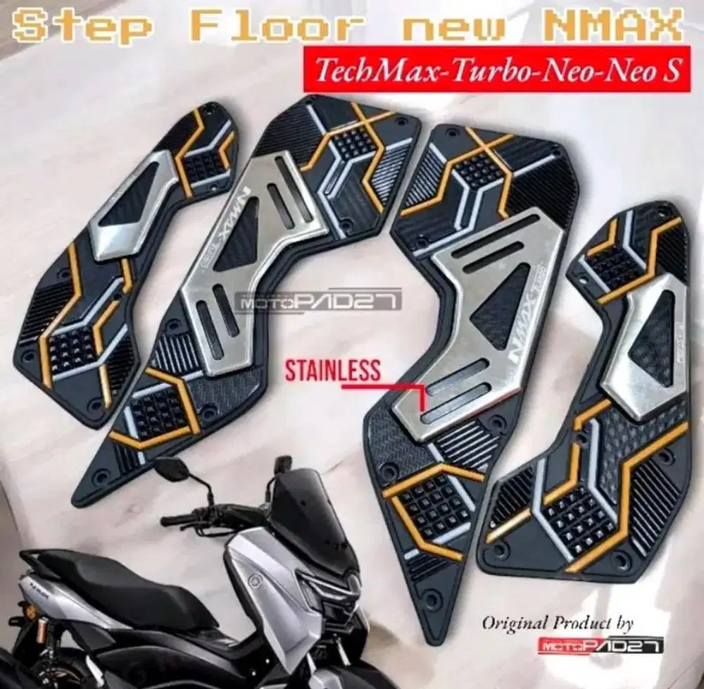 Karpet motor nmax turbo Neo Techmax Neo Sbl rubber stanliess