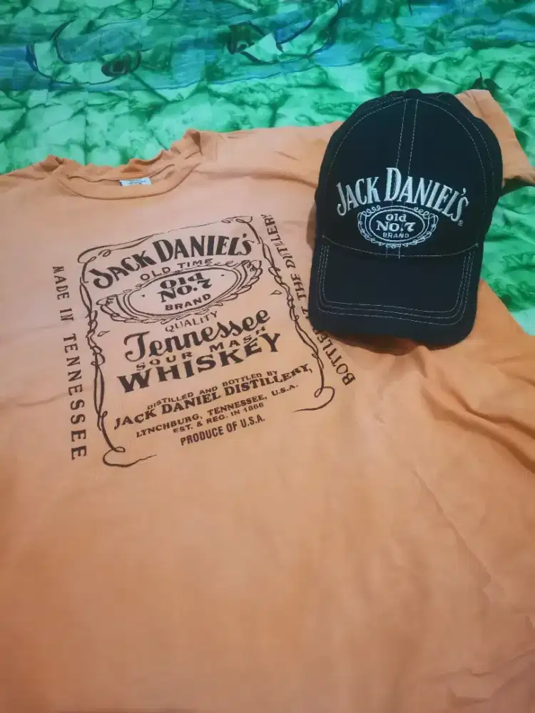 Topi JACK DANIEL'S/ Minuman/ Hitam Pekat (ORIGINAL MERCHANDISE)