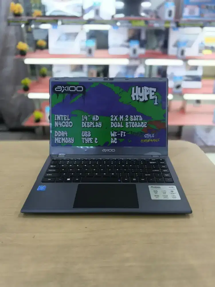 LAPTOP BARU COCOK BUAT PELAJAR MAHASISWA AXIOO HYPE 1 RAM 8GB