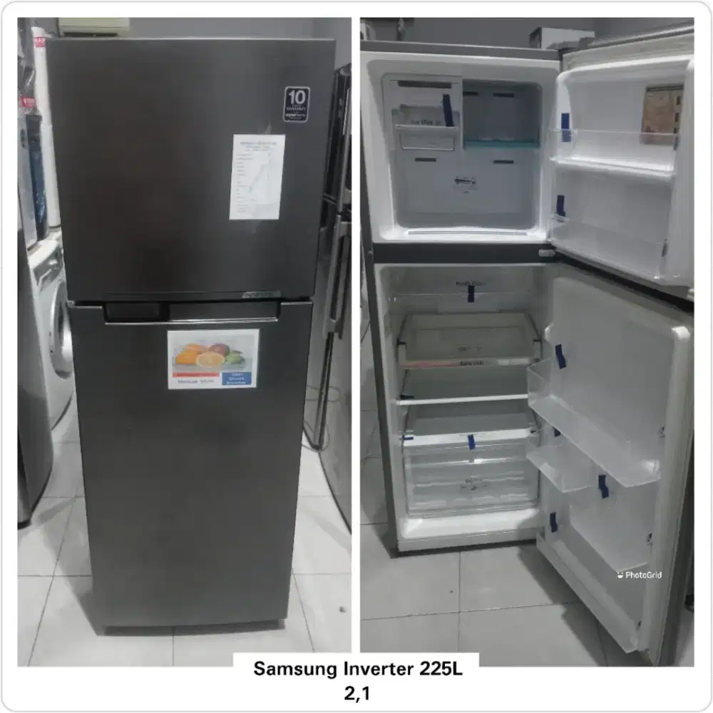 Kulkas 2 pintu samsung Inverter 225L