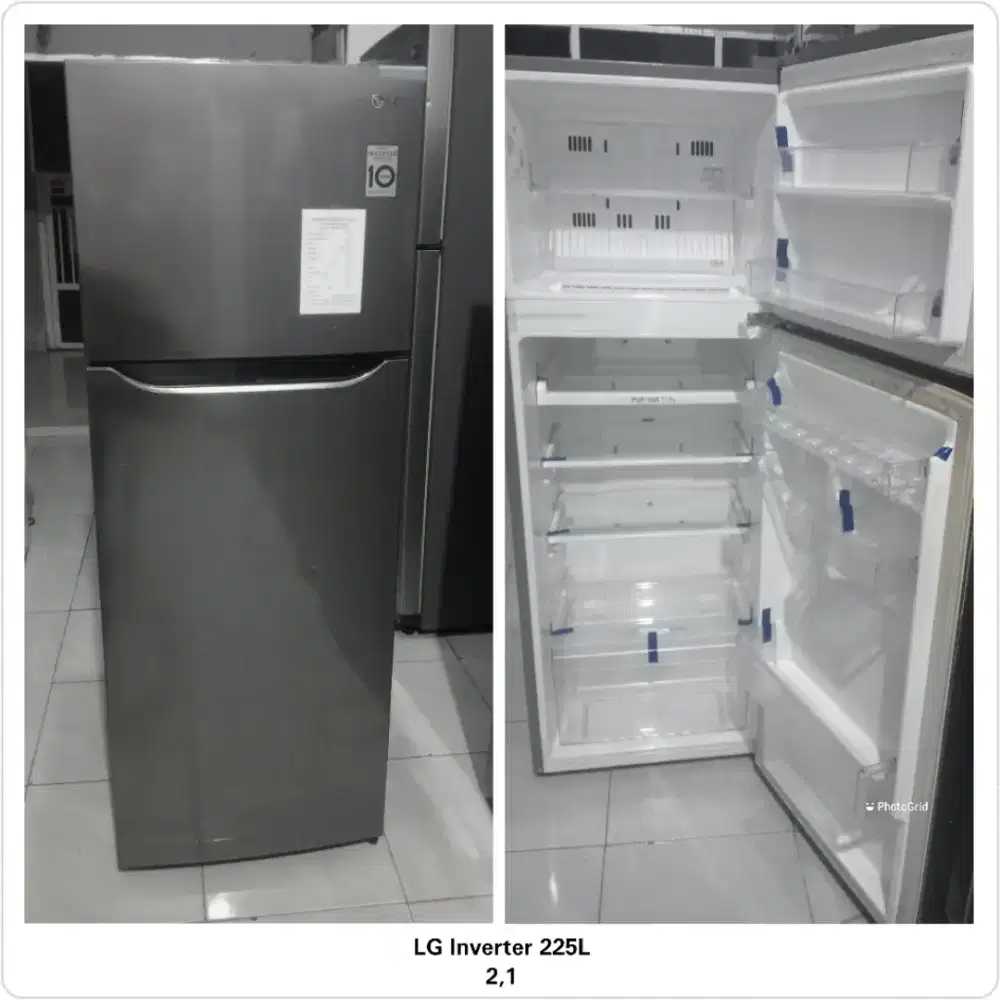 Kulkas 2 pintu LG Inverter 225L
