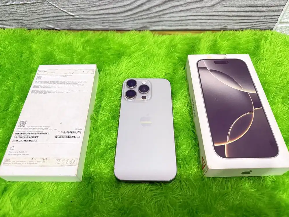 IPHONE 16 PRO 256GB RESMI IBOX PA/A FULL ORI MULUS LIKE NEW
