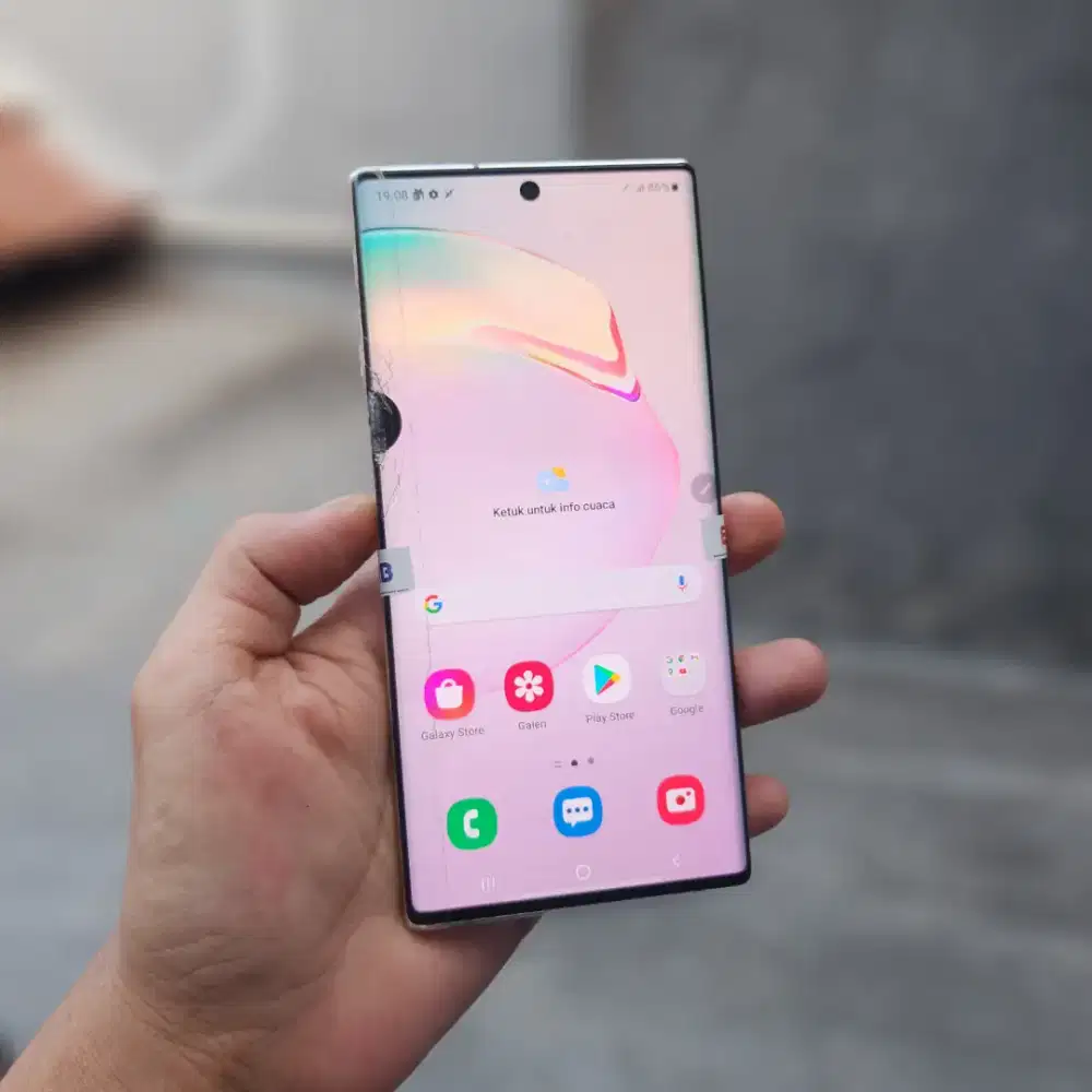SAMSUNG GALAXY NOTE 10 PLUS SEIN 12/256 GB MINUS FUNGSI NORMAL