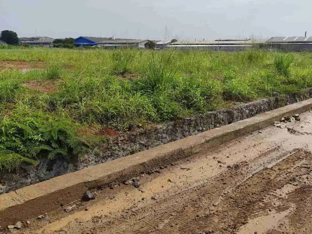 Dijual lahan siap bangun luas 1hektar kawasan industri pasar Kemis Tangerang