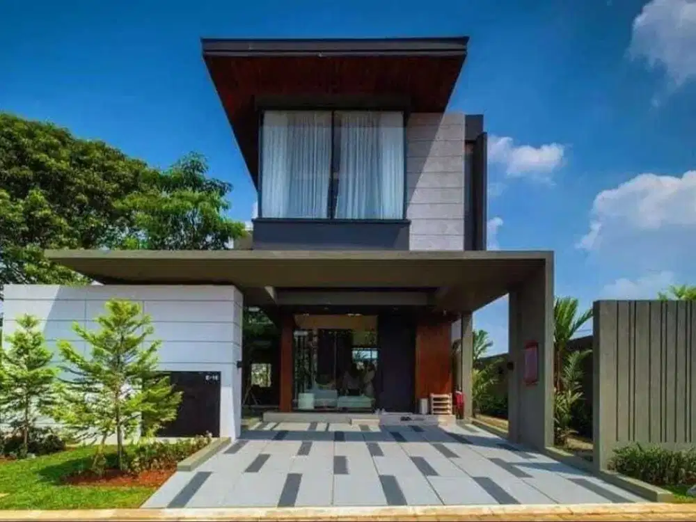 Disewakan Rumah Cantik Terawat habis renovasi New Belum pernah huni  Di kawasan elite Shila at Sawangan Depok