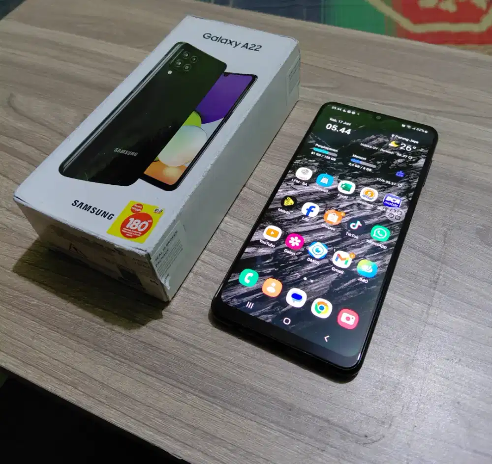 HP Samsung A22 4G (6/128 GB) Second Fullset