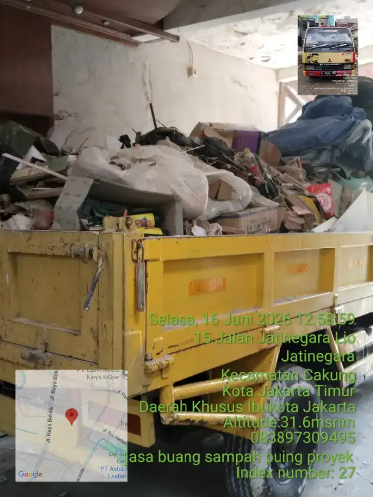 Jasa buang puing dan angkut sampah