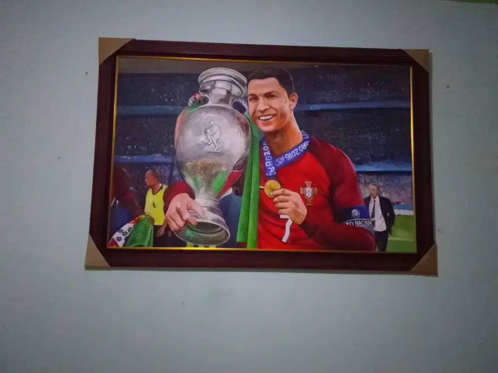 Lukisan Cristiano Ronaldo UEFA EURO 2016