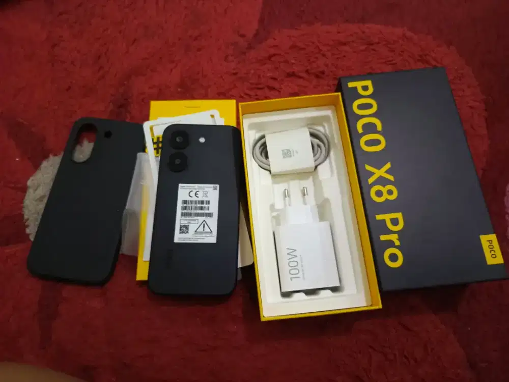 Poco x8 pro ram 12/512 gb second fullset ori