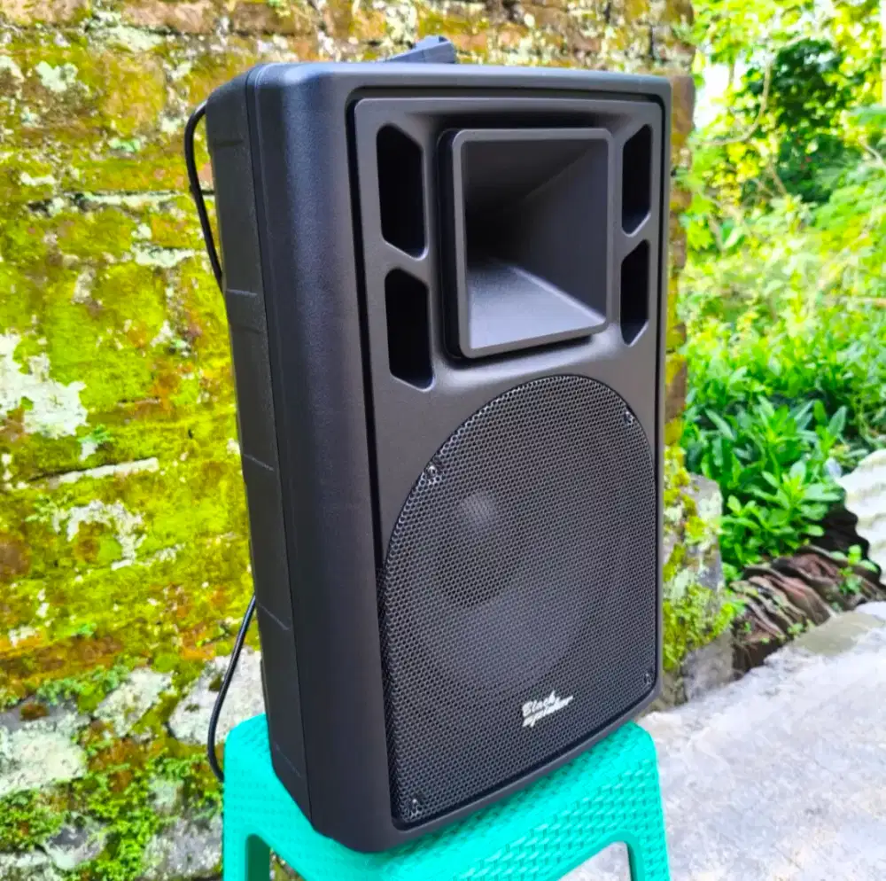 Speaker Aktif Black Spider 10 Inch Seperti Baru