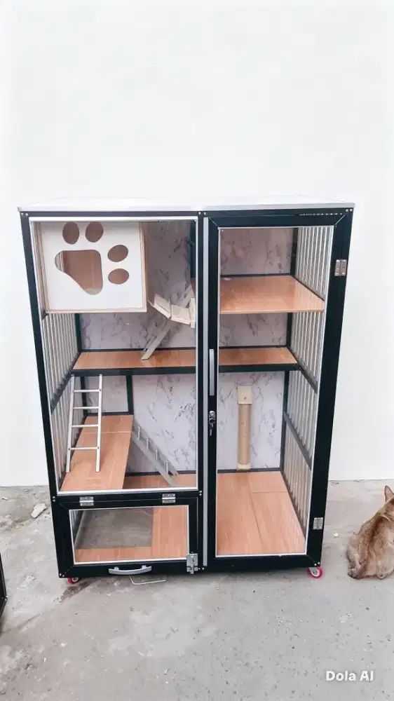 KANDANG KUCING PLAYGROUND 1 PINTU