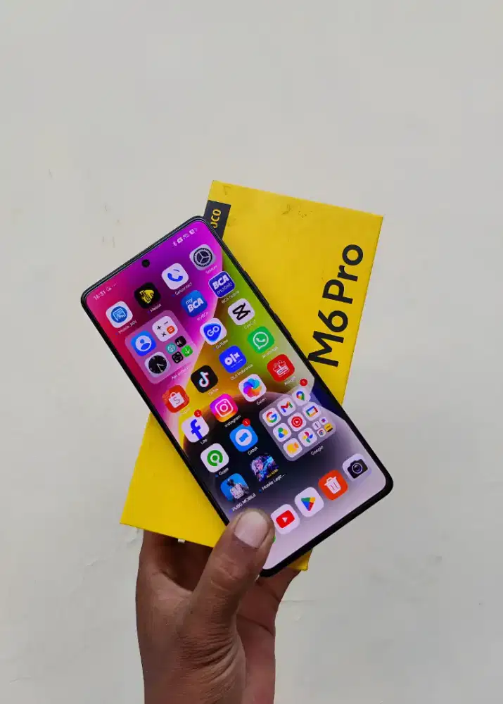 Poco m6 pro mulus like new good apik 8+8/256gb siap pakai
