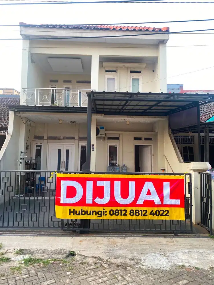 DIJUAL RUMAH 2 LANTAI SIAP HUNI DI KOMPLEK HBTB CIMANGGIS DEPOK