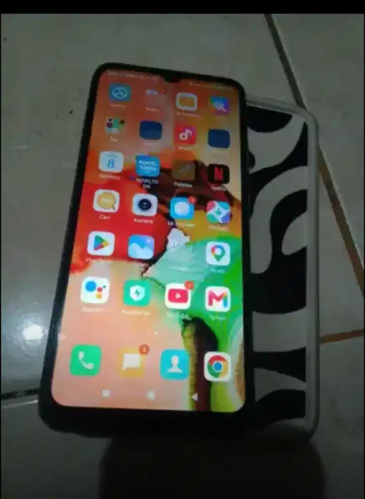 Redmi 10A 3/32 Mulus normal tinggal pake HP+kabel data+silikon+TG 650k