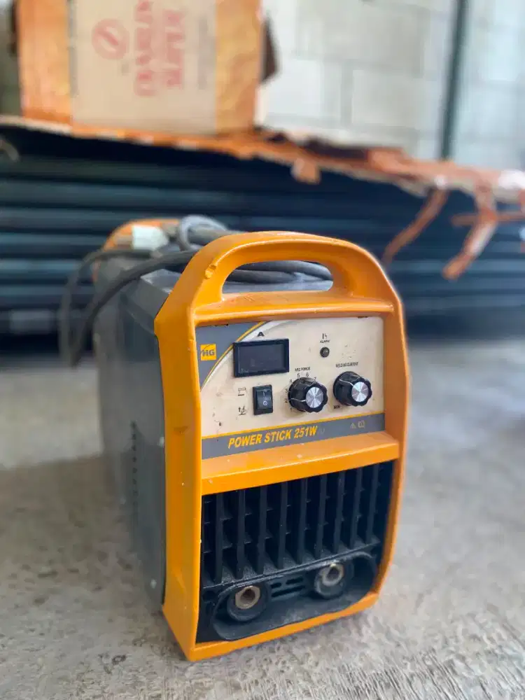 MESIN LAS BEKAS MMA 250A 1 PHASE HUGONG BEKAS 250 AMPERE LISTRIK IGBT