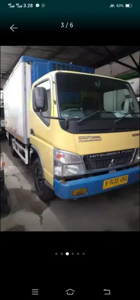Mitsubishi canter engkel long 2018 box freezer frozen ND