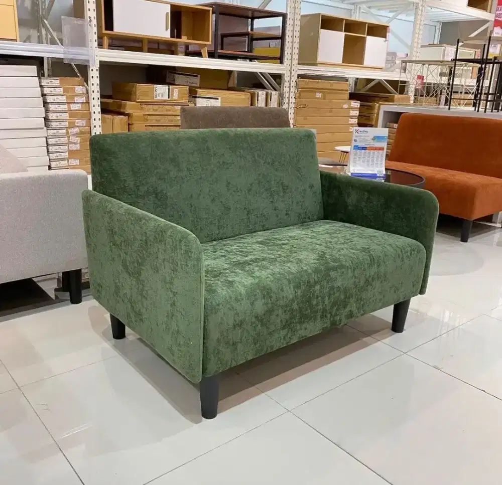 Sofa carmelia 2 seater hijau