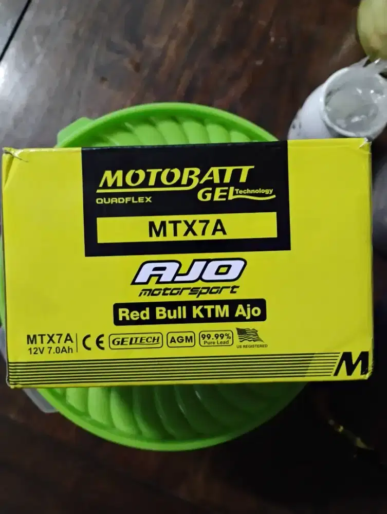 Aki Motobatt Mtx7a Original garansi resmi pembelian baru