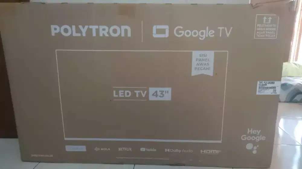 Polytron Cinemax Google TV 43 inci (seri PLD 43RG9059).