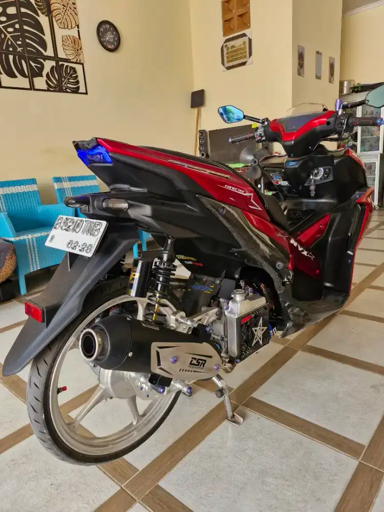 Aerox 2023 Odo 5 rb jarang pakai fuo custom ful modif