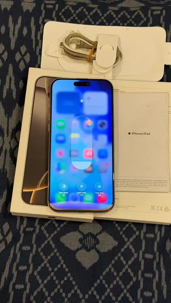 Iphone 16 Promax 256GB Natural Resmi Ibox Lengkap