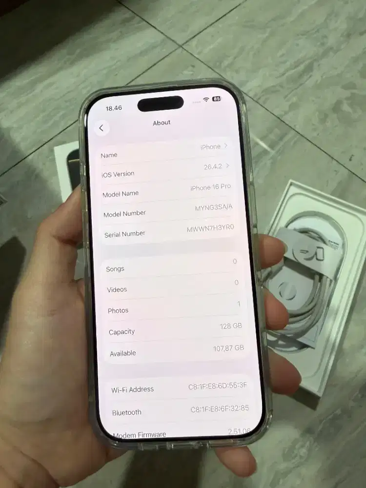 Jual iphone 16 pro 128 GB
