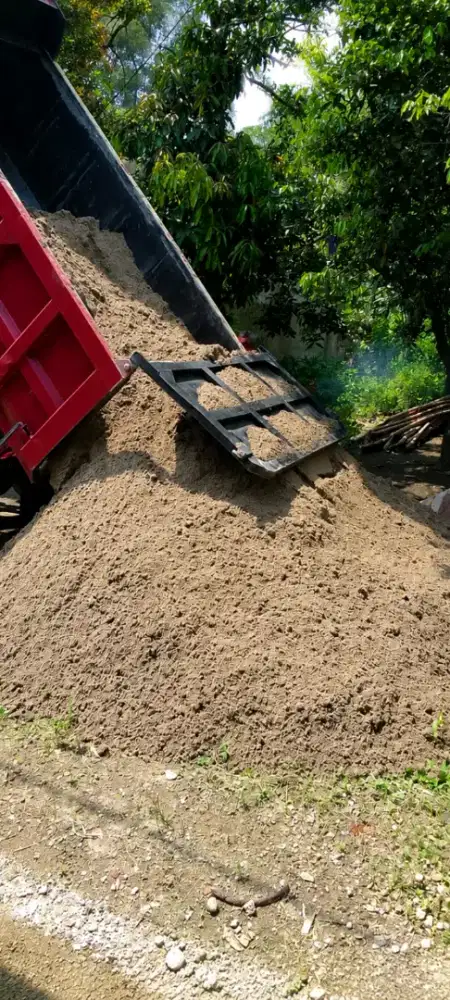 Pasir bangunan isi 7 kubik full padat