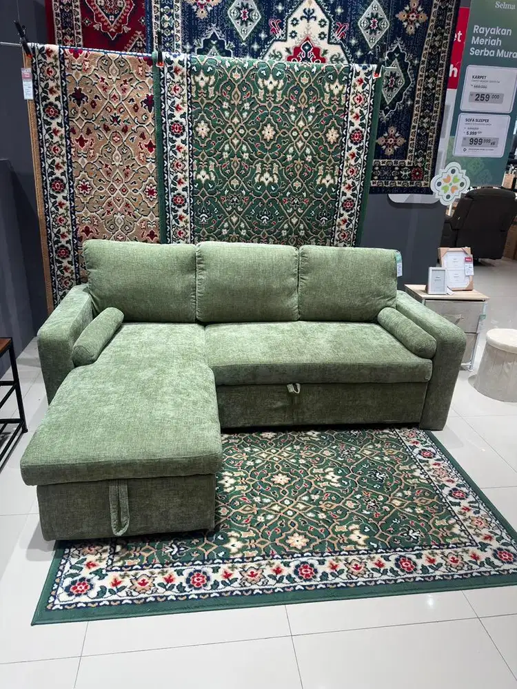 Sofa L Sleeper Storage