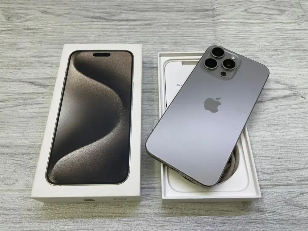 Iphone 15 Promax 256GB Natural Resmi Ibox Fullset