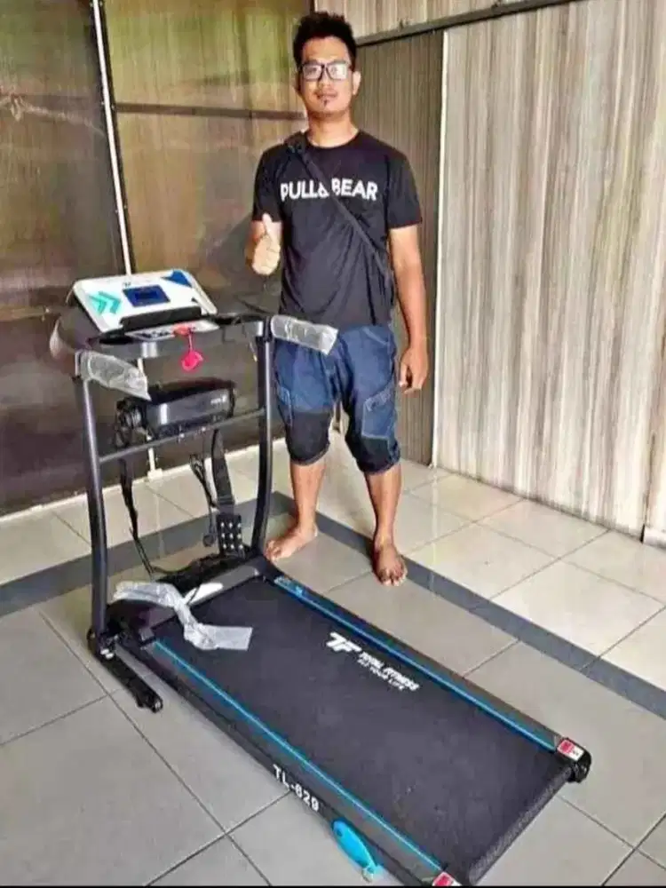 TREADMILL ELEKTRIK 2 FUNGSI TL 629 BARU ALAT FITNESS COD