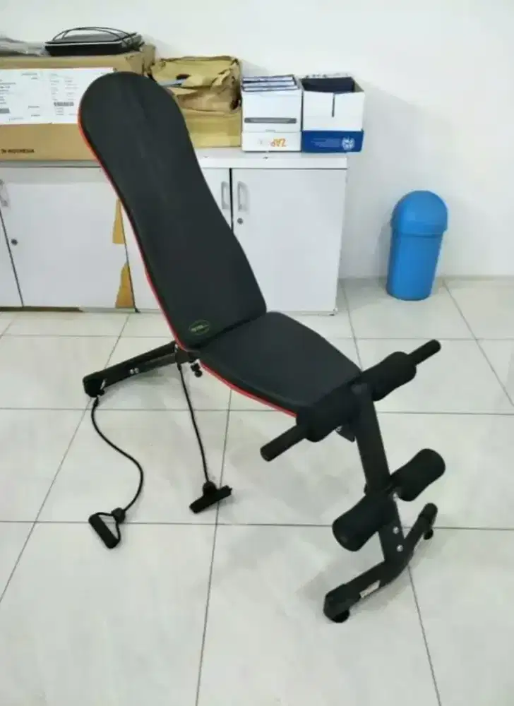KURSI SIT UP DUMBELL AJUST BENCH ALAT FITNESS BARU COD
