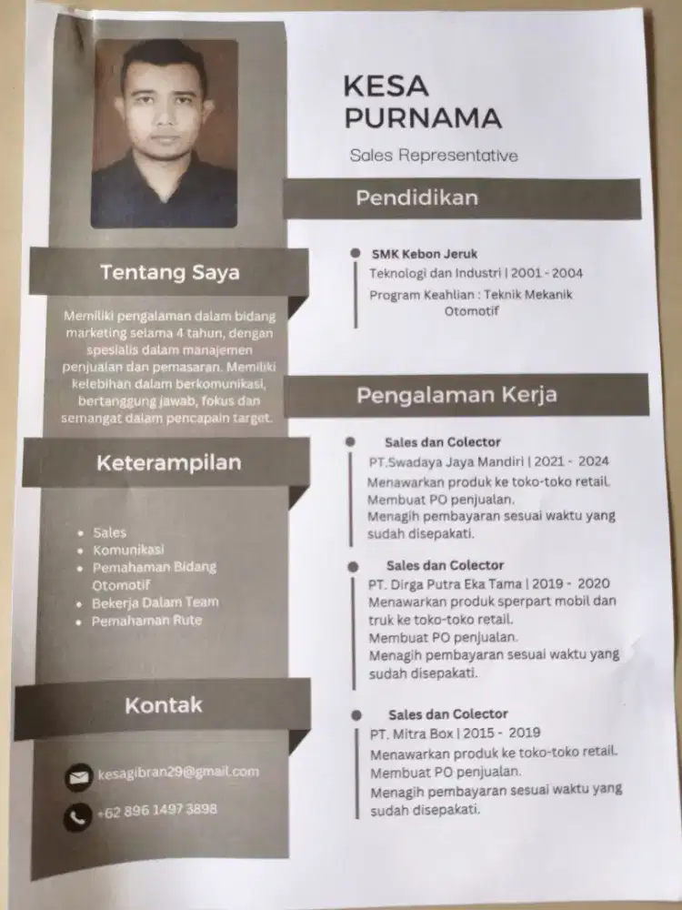 Cari pekerjaan sales