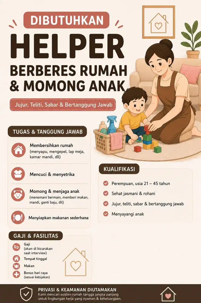 ART Berberes dan Bantu Momong anak