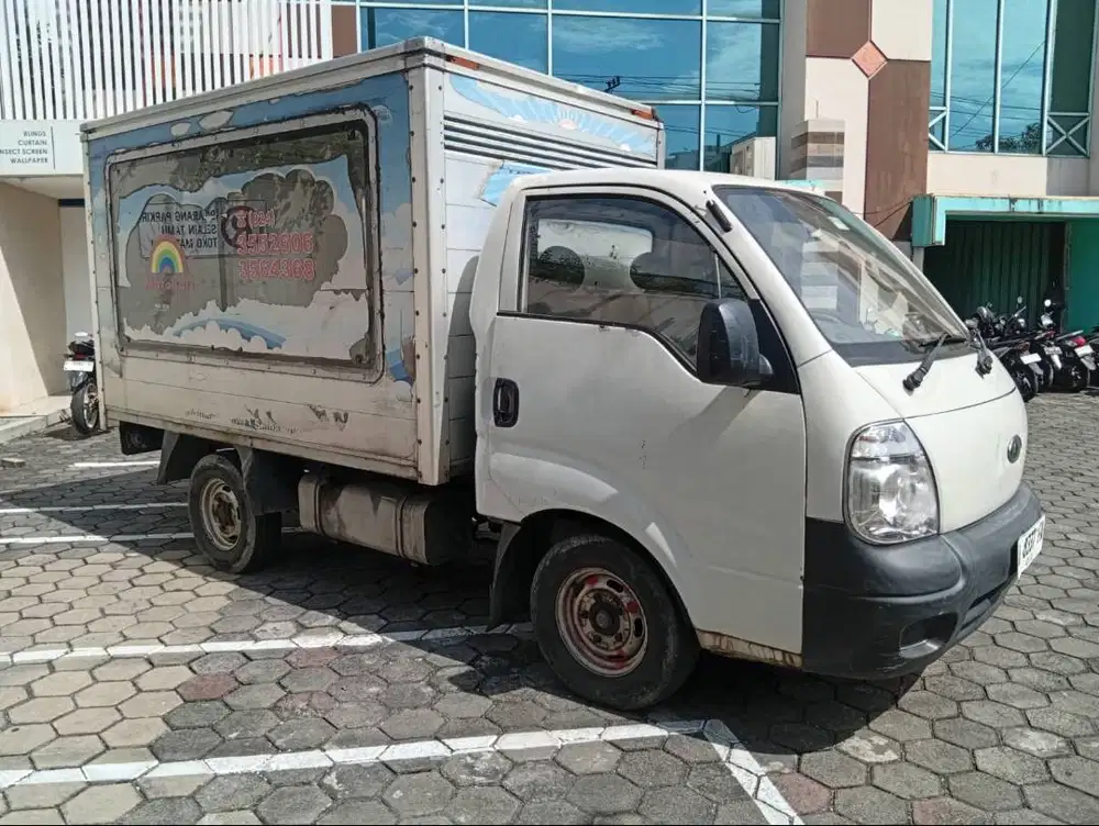 Kia K2700 Box 2010 Putih Siap Usaha, Cocok Ekspedisi / Toko / UMKM