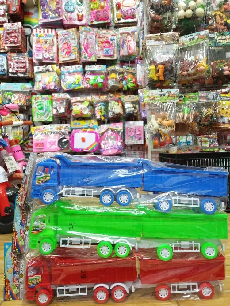 mainan anak truck gandeng