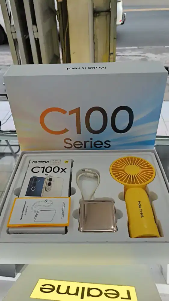 Realme C100X 6+12/128gb NFC 8000Maah baru spesial giftbox
