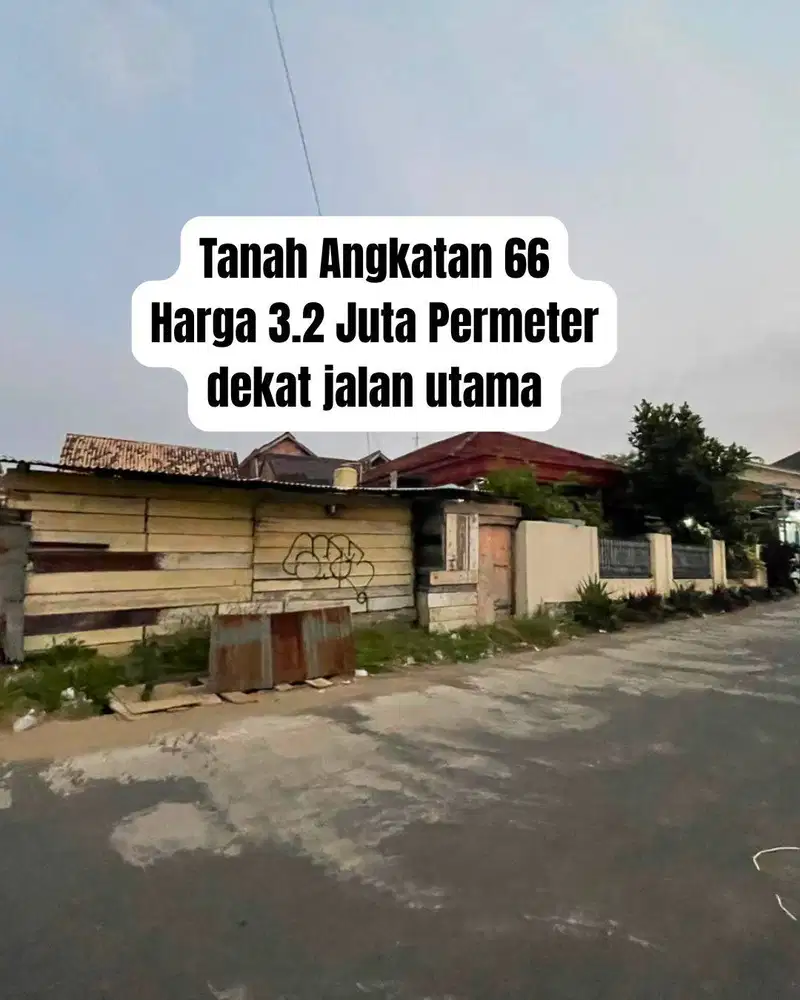 tanah angkatan 66 bebas banjir tinggi