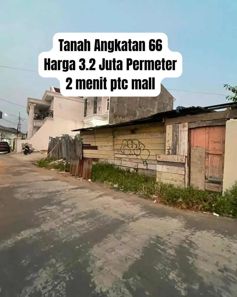 JUAL CEPAT TANAH ANGKATAN 66 SIAP BANGUN