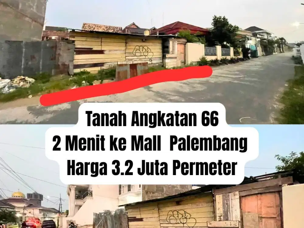 TANAH JUAL CEPAT ANGKATAN 66 PALEMBANG
