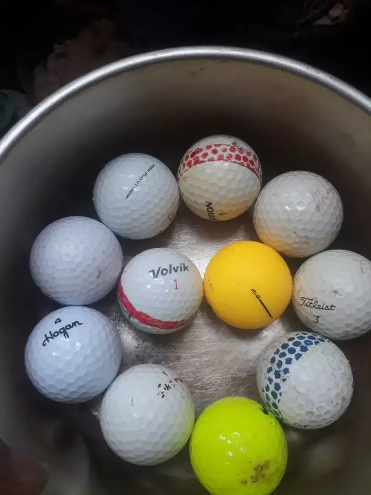 bola golf bekas 11 pcs