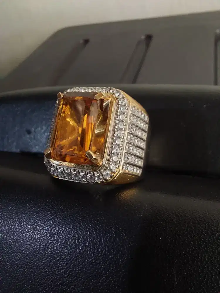 Cincin Natural Citrine