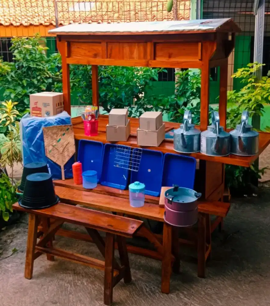 Grobak angkringan murah berkualitas sistem pembayaran full COD