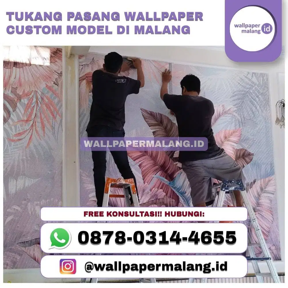 TUKANG PASANG WALLPAPER CUSTOM MODEL DI MALANG
