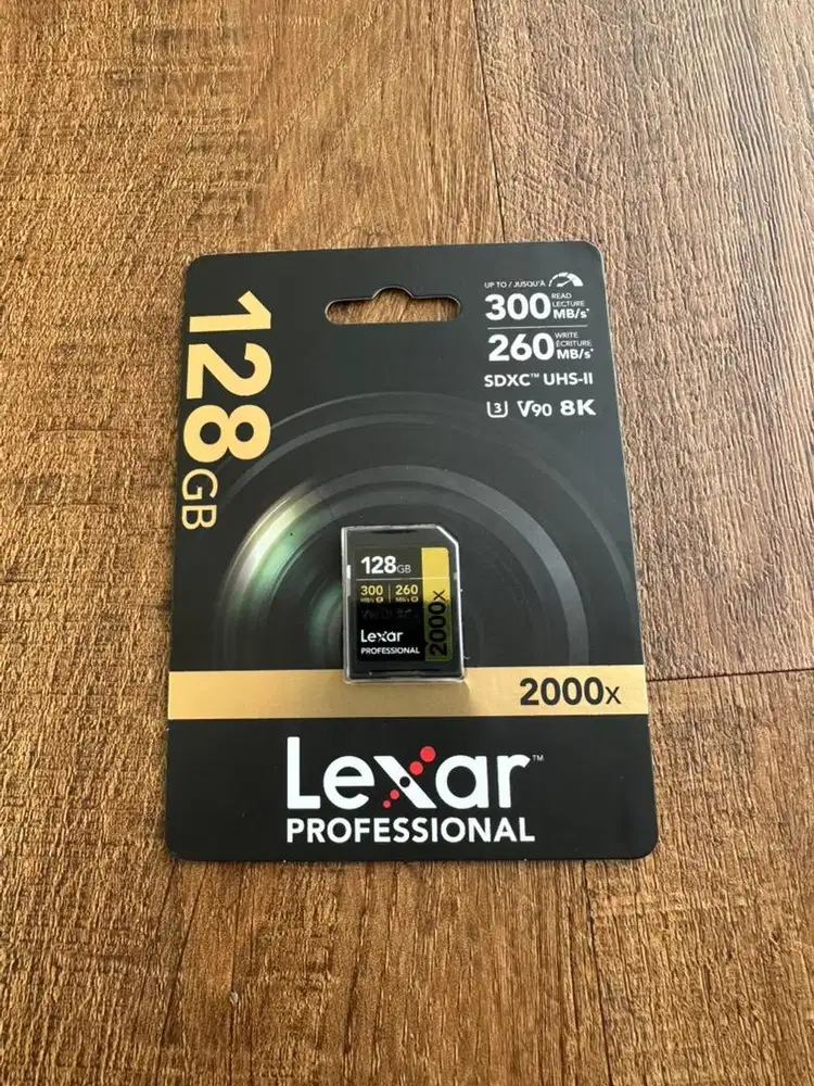SD CARD LEXAR 2000X 128GB