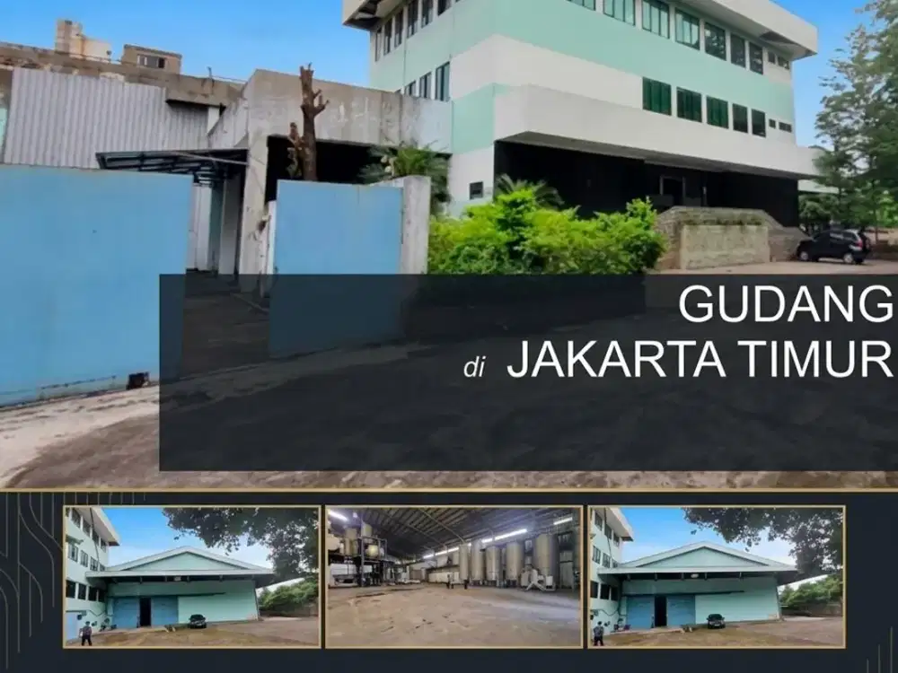 Dijual Lelang Murah Gudang Bagus Strategis di Kawasan Ciracas Jakarta Timur