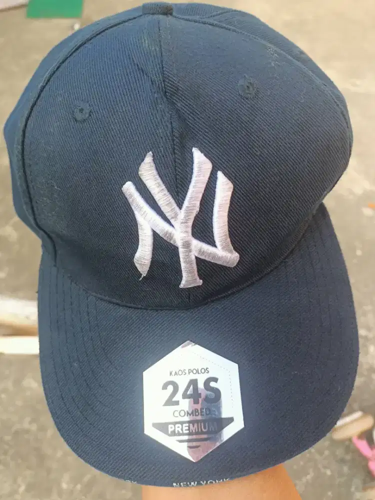 Topi NY kaos polos 24 S Combed premiun ORI