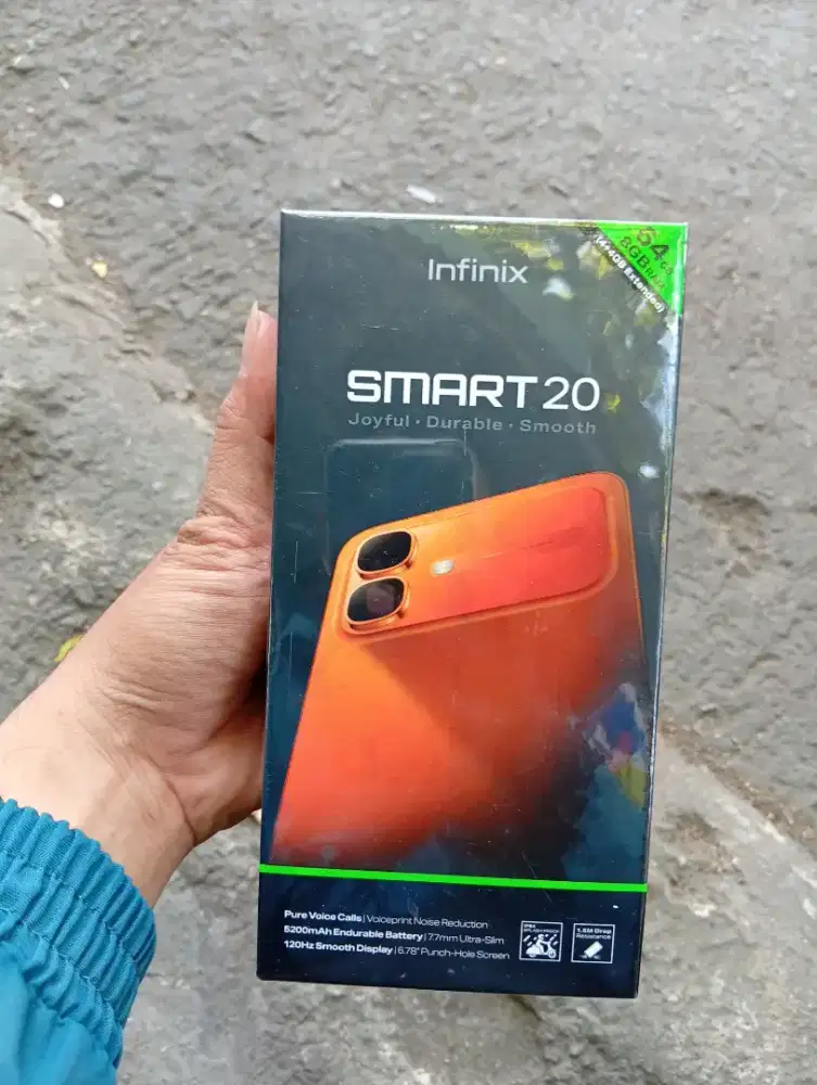 Infinix smart 20 ram 4+4/64 segel box